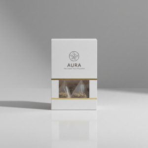 Professional product photography of a modern packaged consumer good on a clean light gray studio background, soft shadows, catalog style, centered